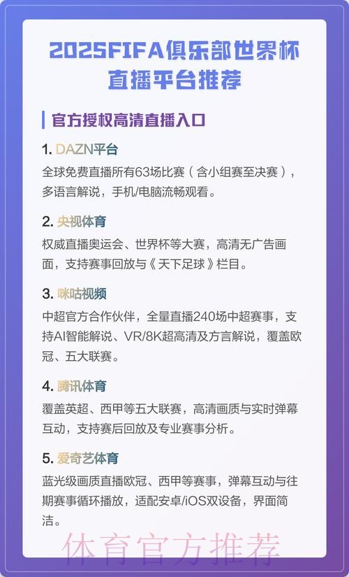 最热门的世界杯直播平台推荐 最热门的世界杯直播平台推荐